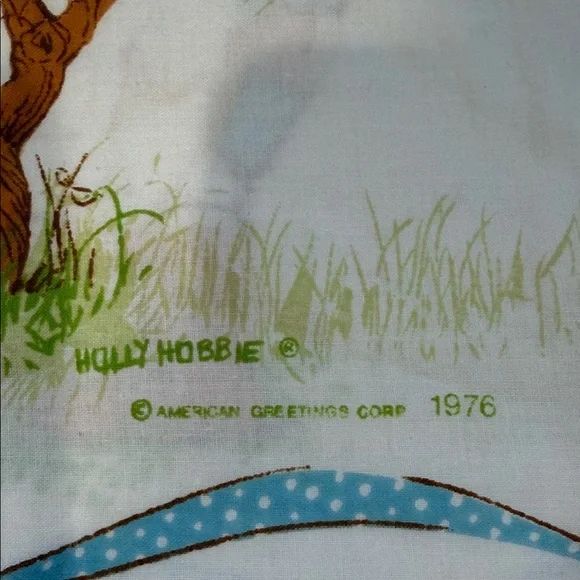 Set Vintage Holly Hobbie Pillowcases 1976 - Picture 3 of 3